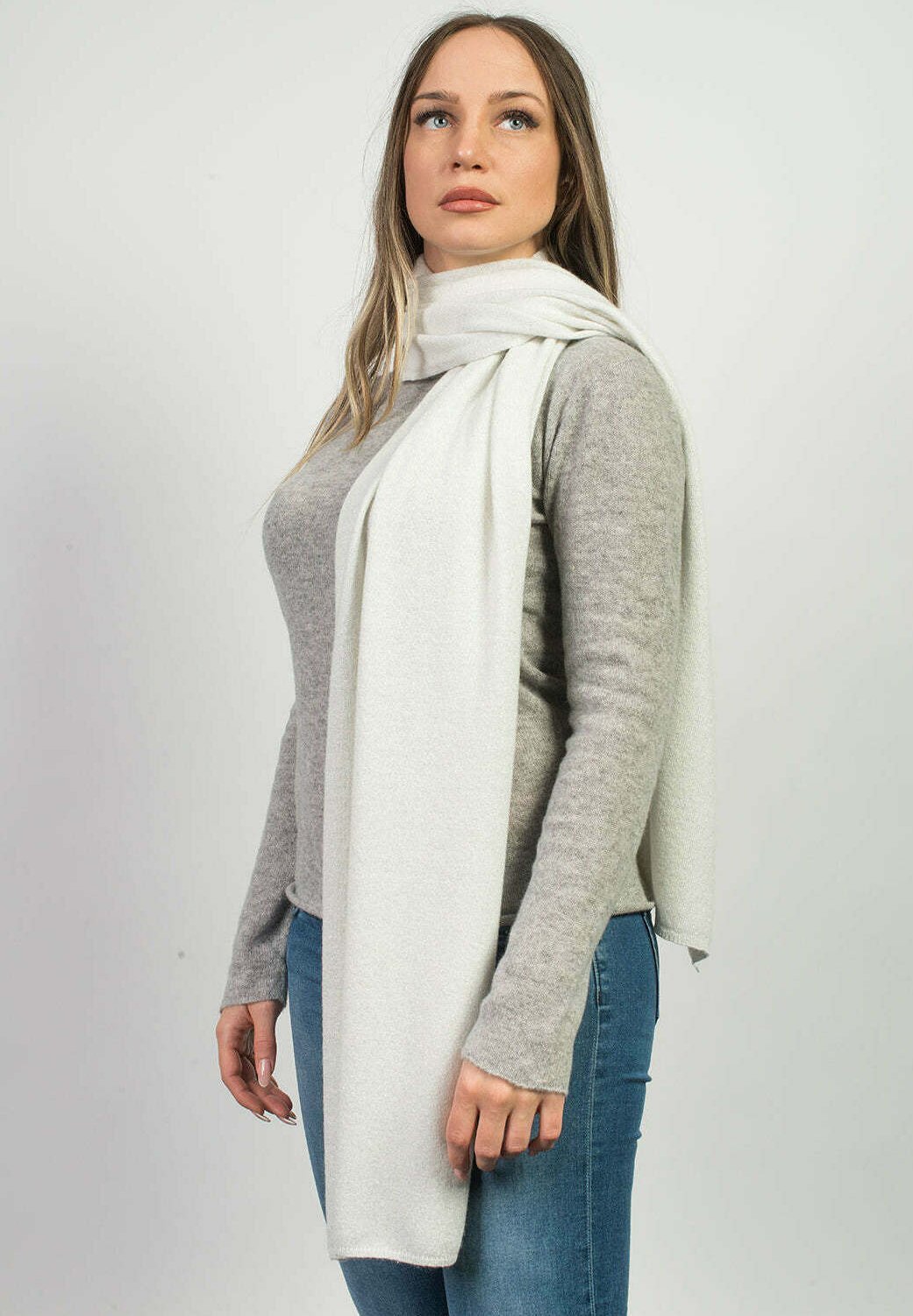Dalle Piane Cashmere LUXEX - Sjaal - bianco