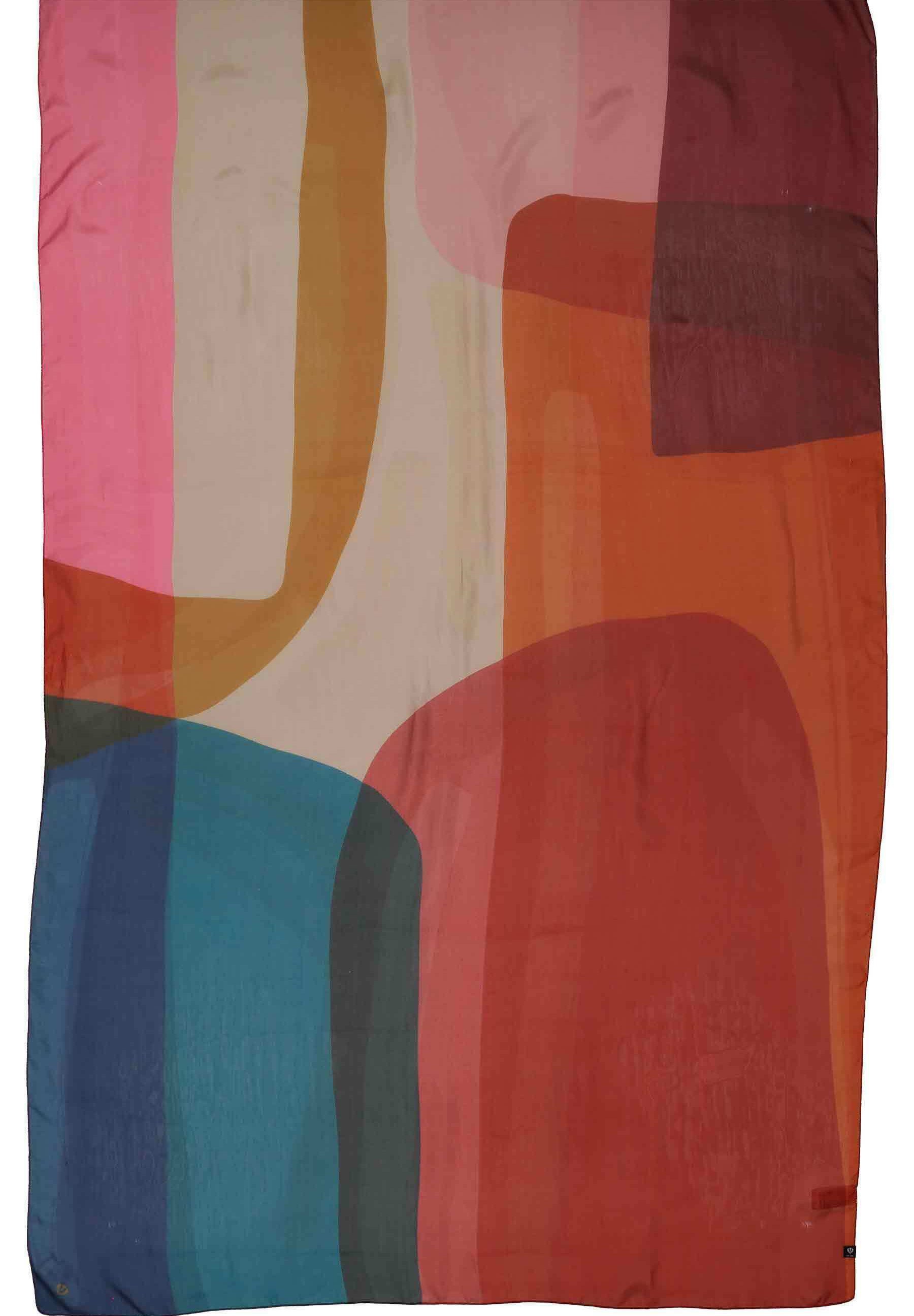 FRAAS MULTICOLORED XL-PRINT STOLA - Sciarpa - polvere di denim