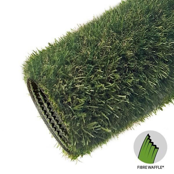 Gazon synthétique - Rebgreen - 30mm - 4 couleurs de fibres - traitement UV