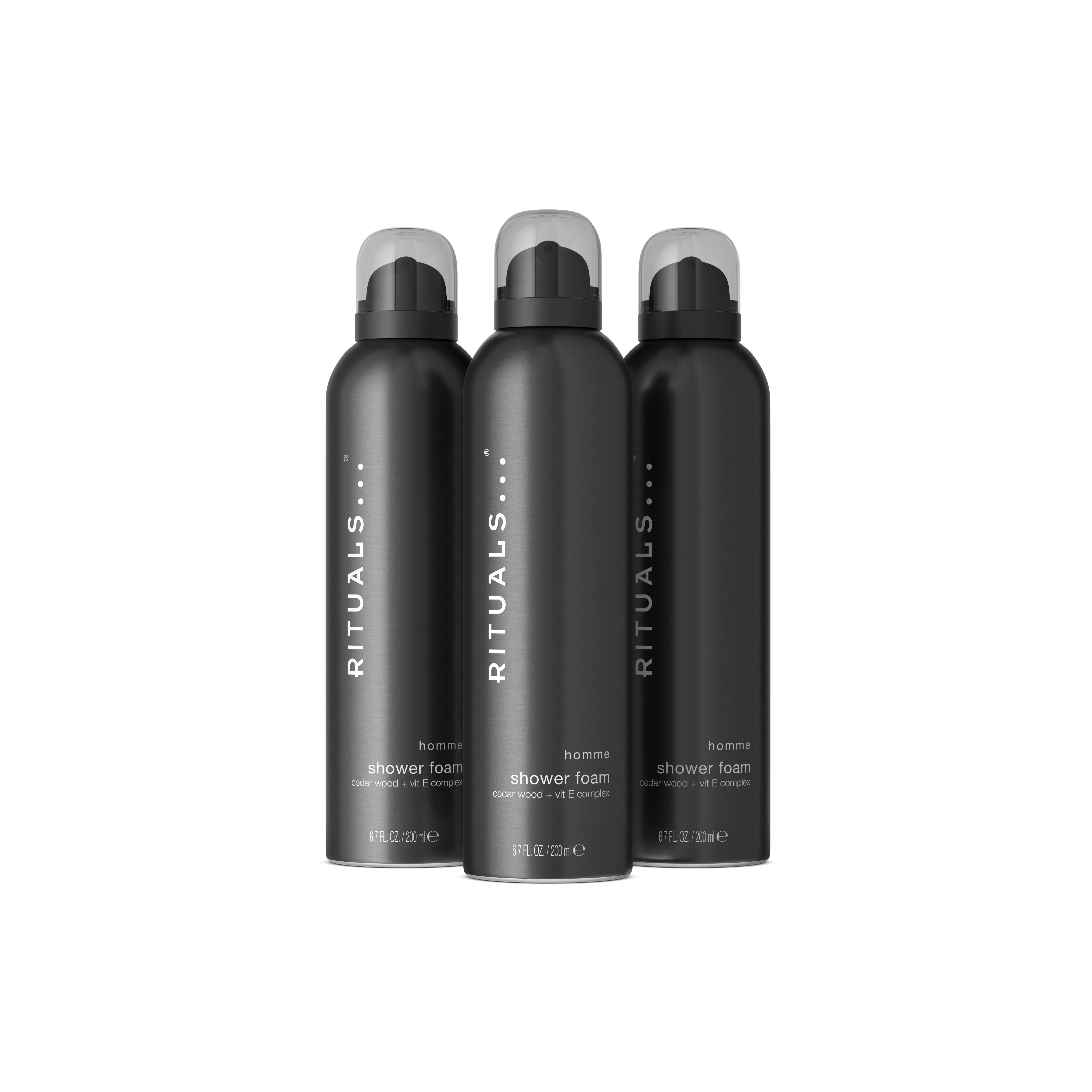 Pack économique de mousse de douche Homme