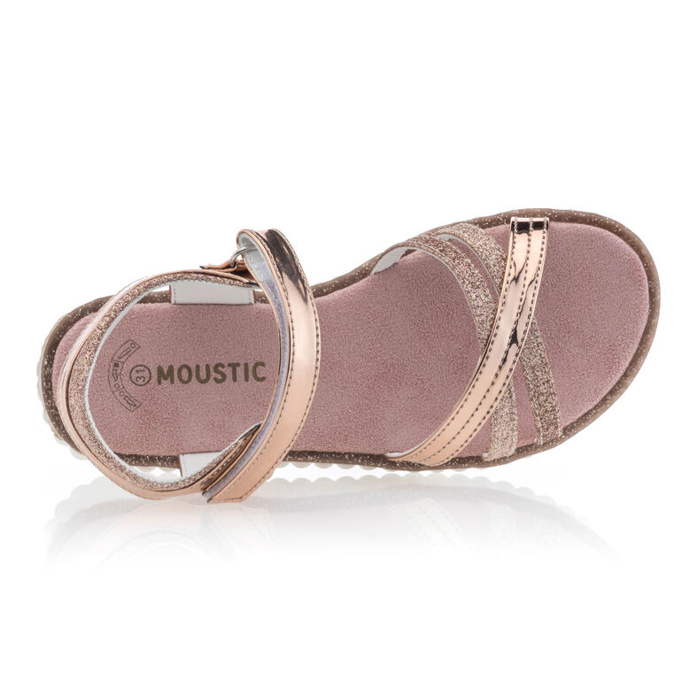 Rosa jentesandaler/sko med åpen tå