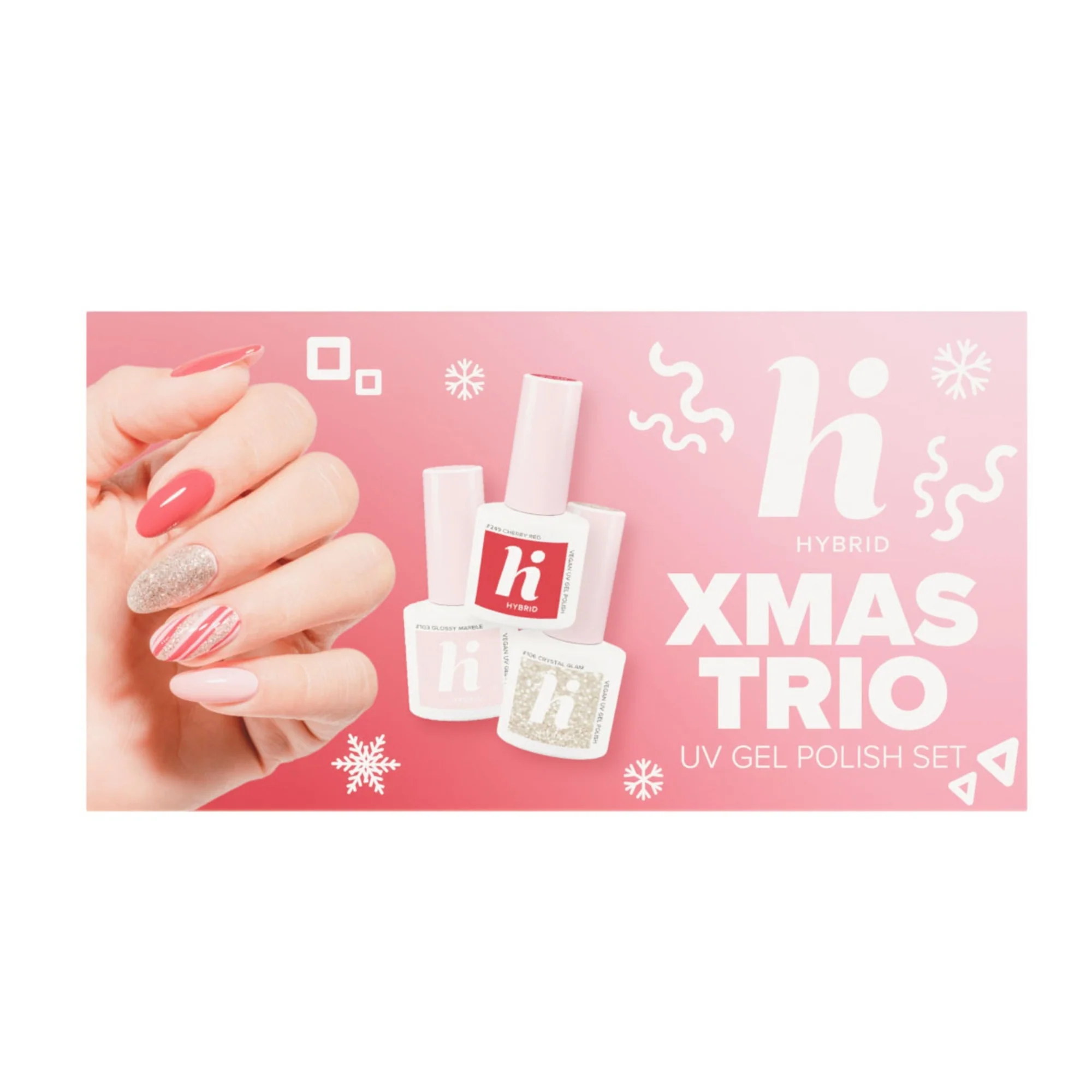 UV Gel Polish XMAS TRIO Set - Cofanetto Make Up