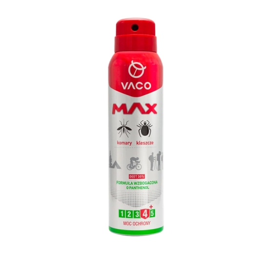 Vaco Max Spray na komary kleszcze meszki DEET30% 100ml