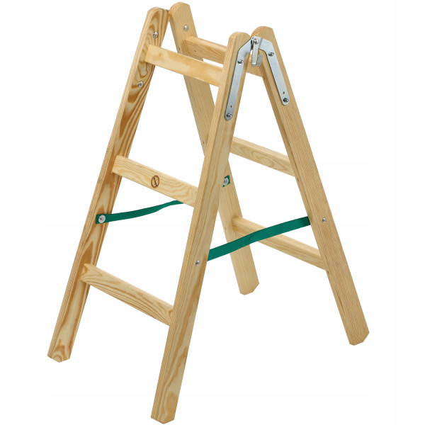 Kadax Drabina Drabinka Drewniana Dwustronna 2x3
