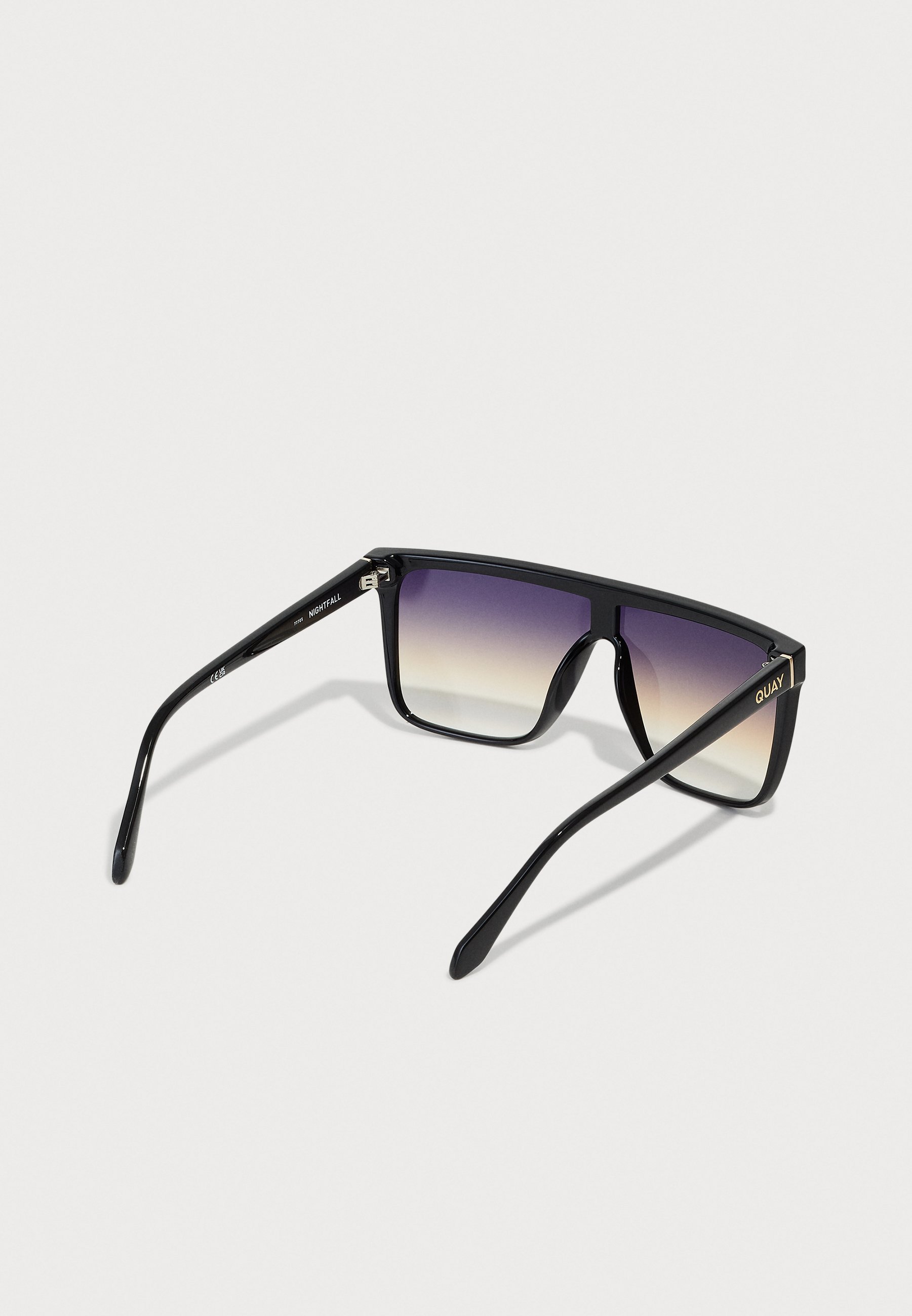 QUAY AUSTRALIA NIGHTFALL MEDIUM UNISEX - Occhiali da sole - nero/papavero crepuscolare