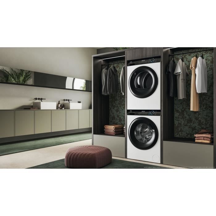 Sèche-linge pompe à chaleur HAIER HD100-A2939-FR I-Pro Series 3 - 10 kg - Blanc