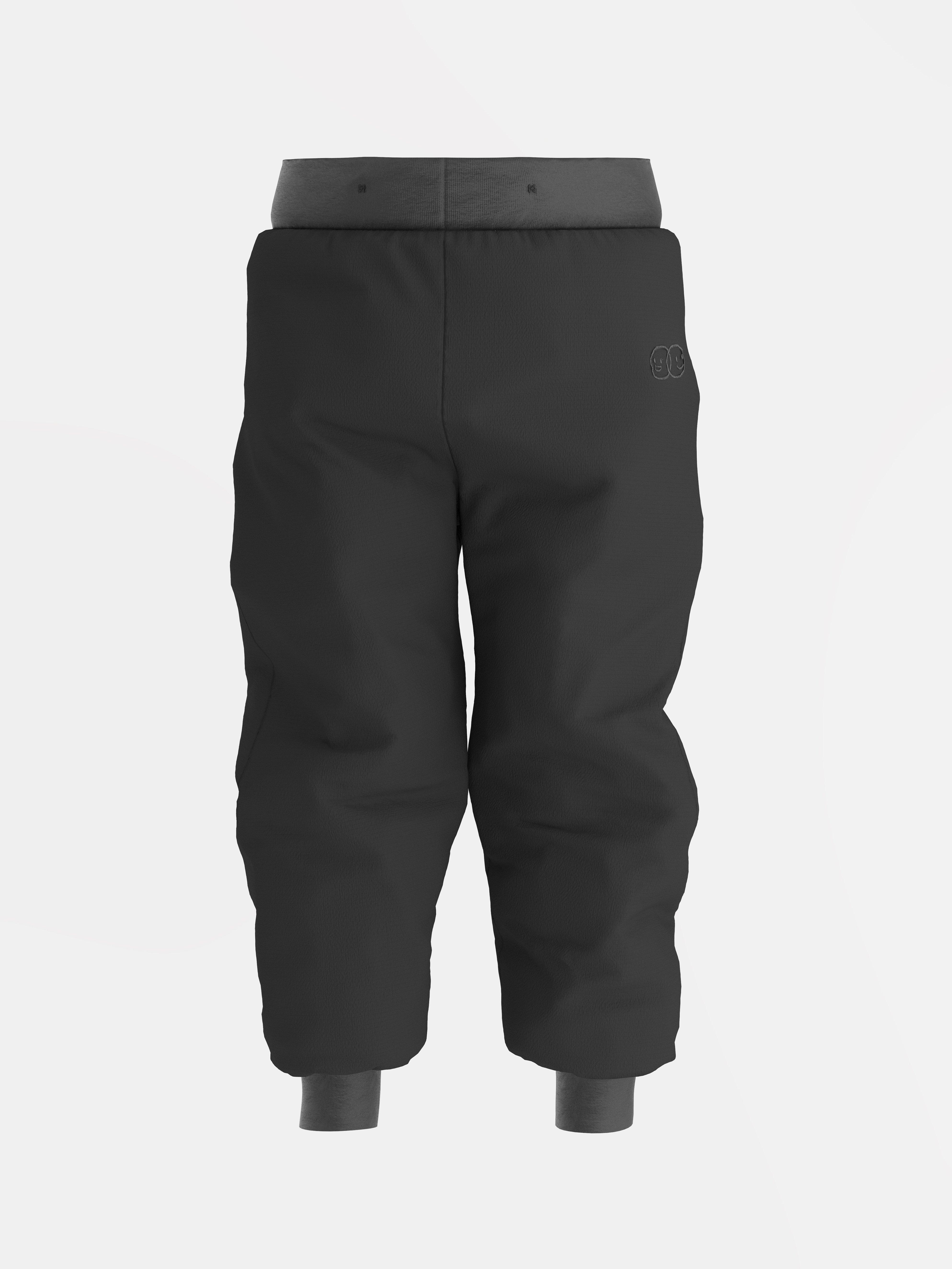 Pantalones ligeros, acolchados e impermeables – Ropa deportiva infantil negra