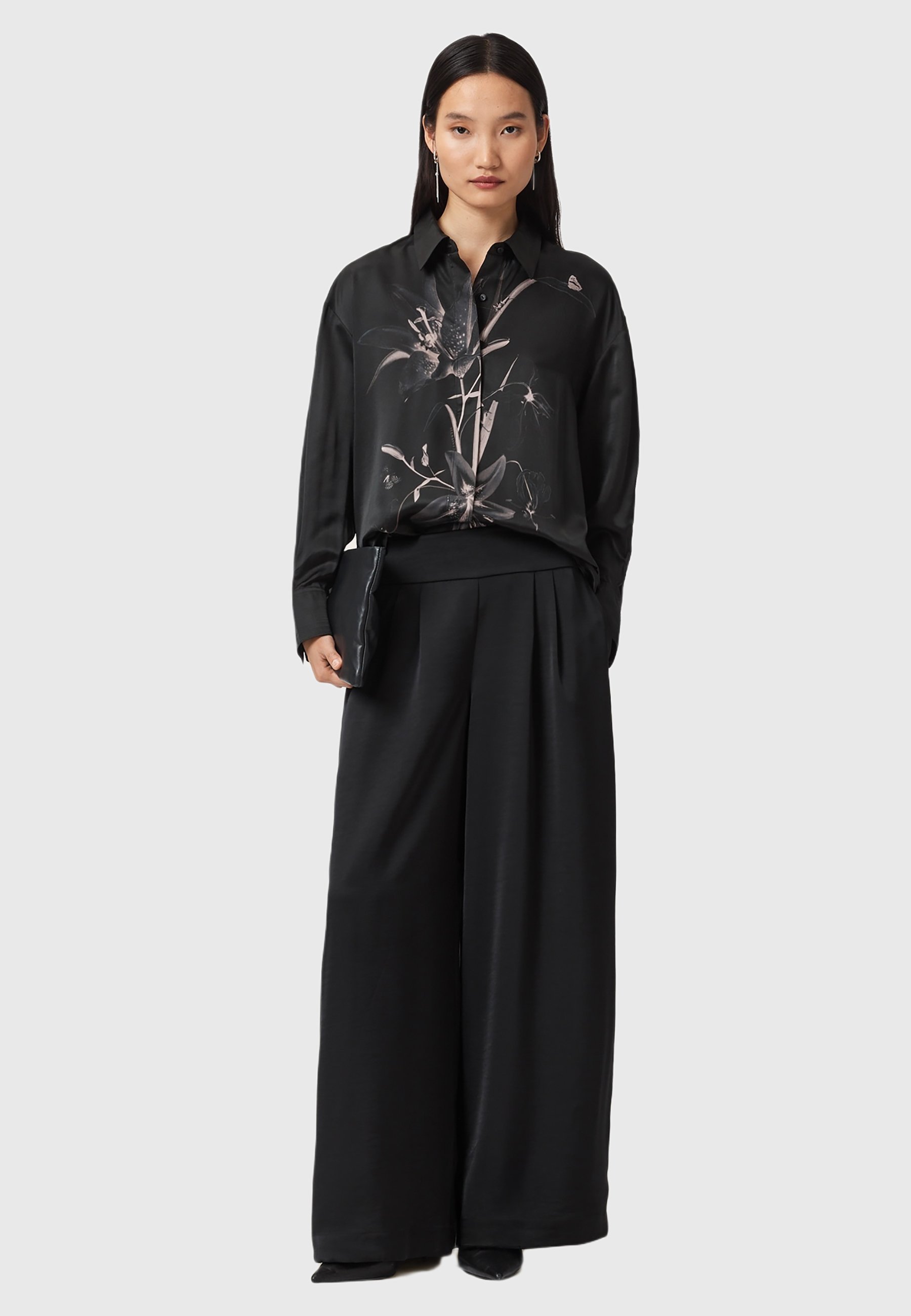 AllSaints BERNIE - Blouse - petra zwart