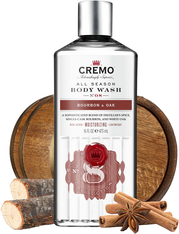 Gel de Banho Cremo Bourbon & Oak para Homens