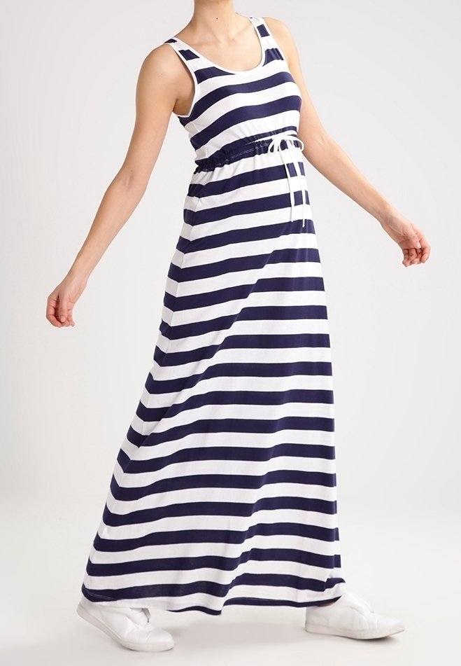 Zalando Essentials kismama maxi ruha - sötétkék