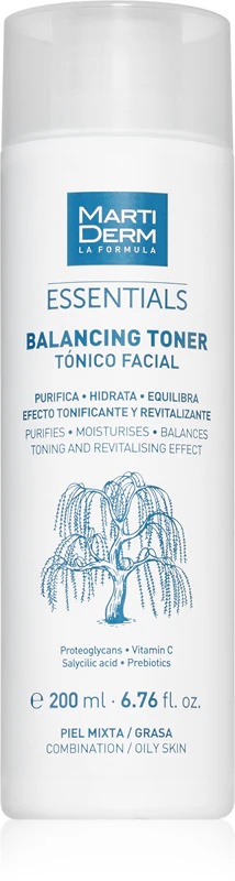 „MartiDerm Essentials“ normalizuojantis tonikas, mažinantis riebalų išsiskyrimą