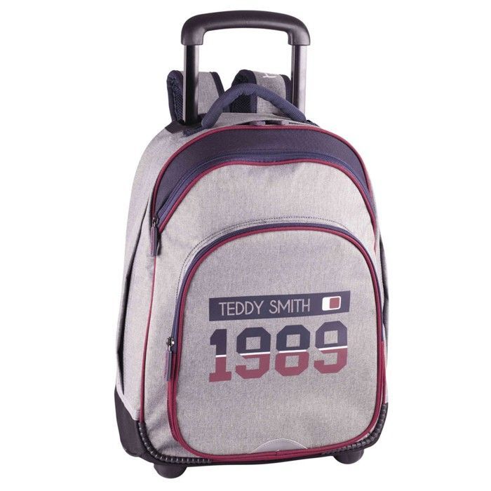 Zaino con ruote Teddy Smith Roots da 49 cm - 2 scomparti