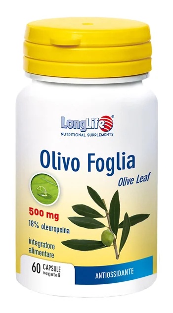 LONG LIFE LongLife Voedingssupplement Olijfblad 500 mg 60 capsules Lipidenmetabolisme