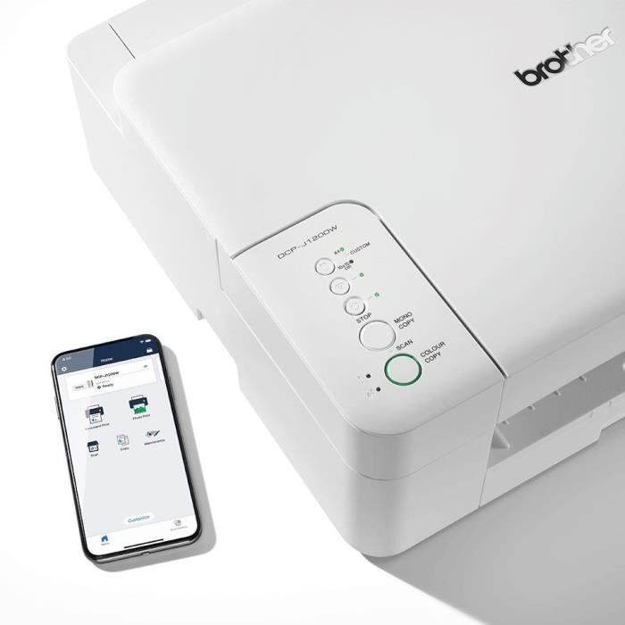 Imprimante multifonction - BROTHER - DCP-J1200WE - 3 en 1