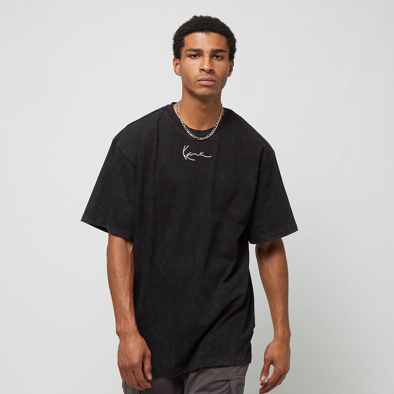 T-shirt loup en jersey épais lavé, taille S.