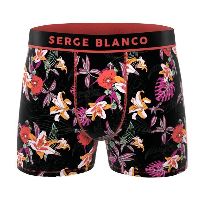Serge Blanco Men's Boxer Shorts - Grey (Pack of 3)