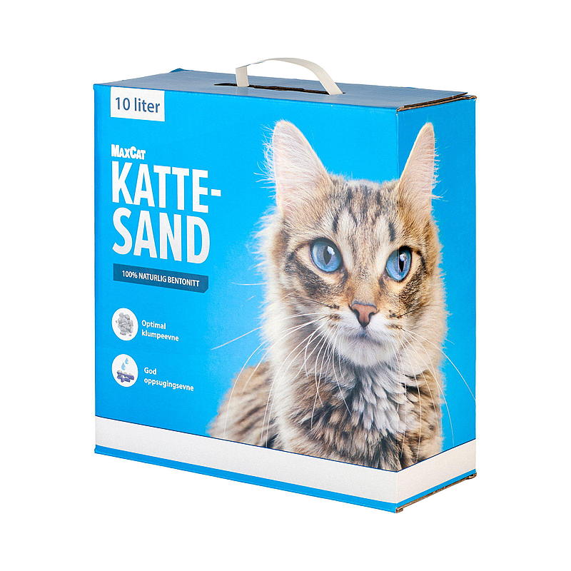 MaxCat kattenbakvulling 10 l wit geurloos MaxCat