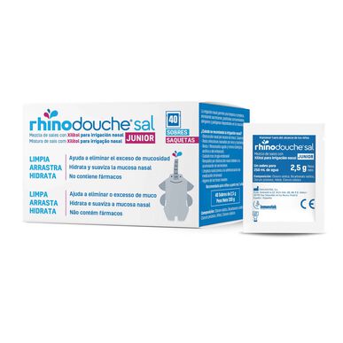Bolsas de sal Rhinodouche Junior 40 bolsas 40 bolsas