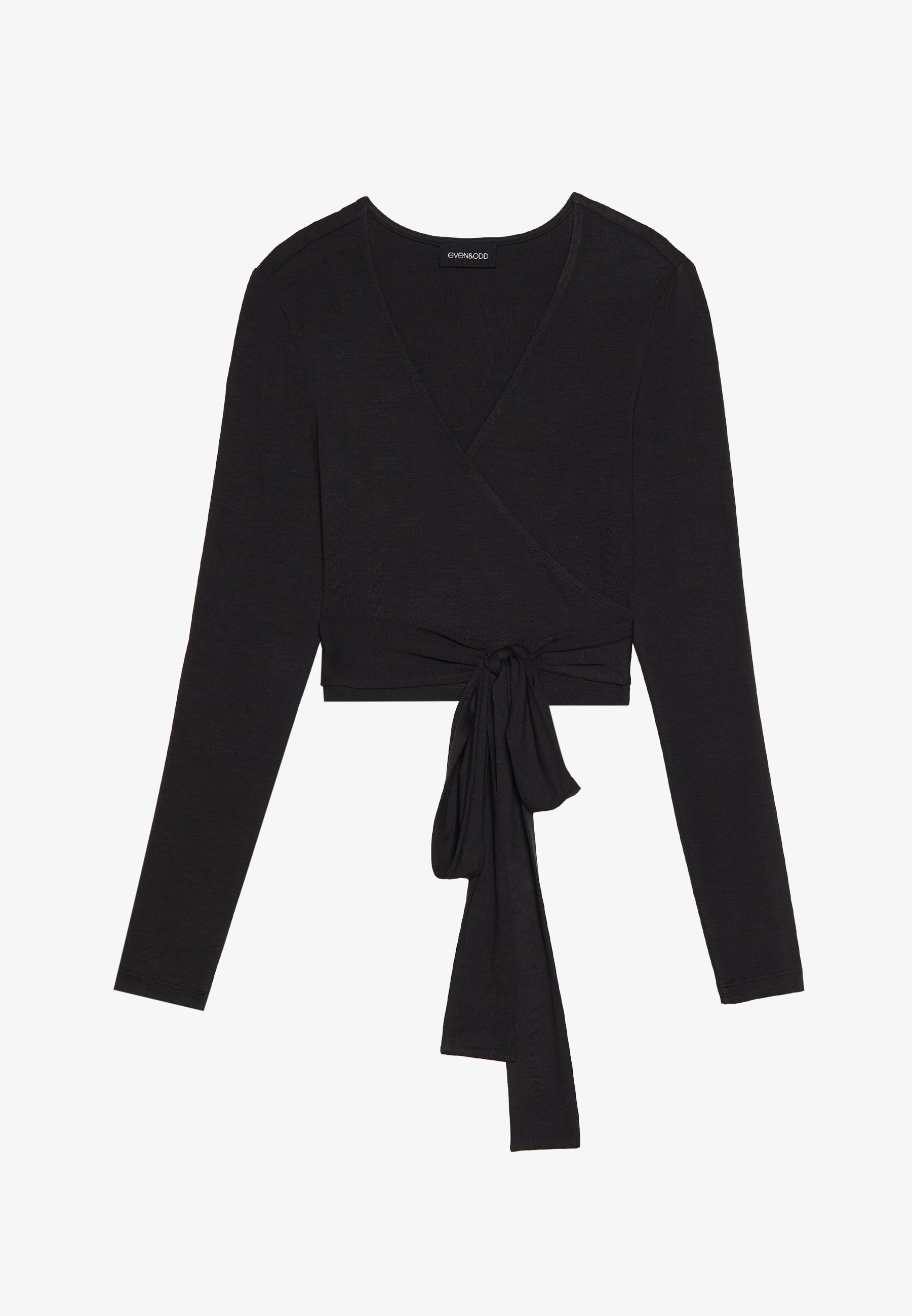 Even&Odd top met lange mouwen - zwart