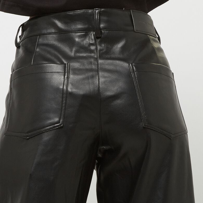 Liston Weite Kunstlederhose