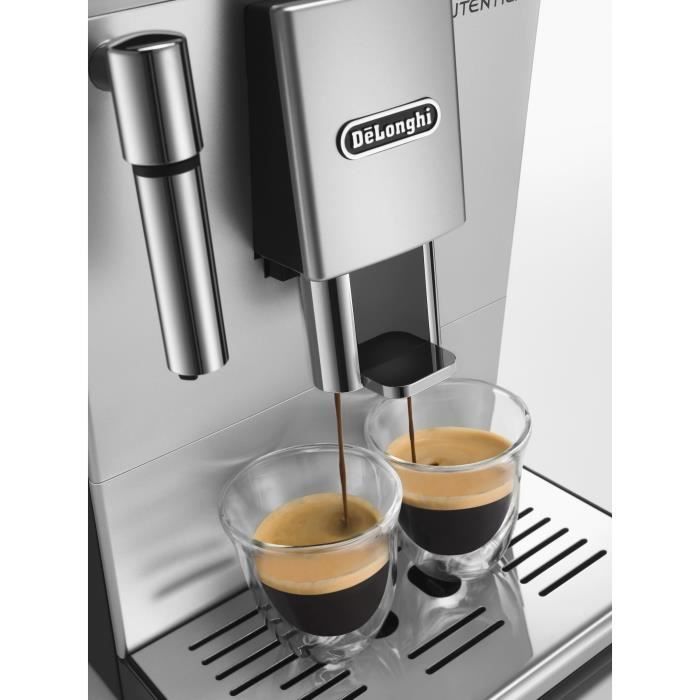 Cafetera espresso De'Longhi Autentica con molinillo incorporado - ETAM29.510.SB - 4 recetas - Negro plata