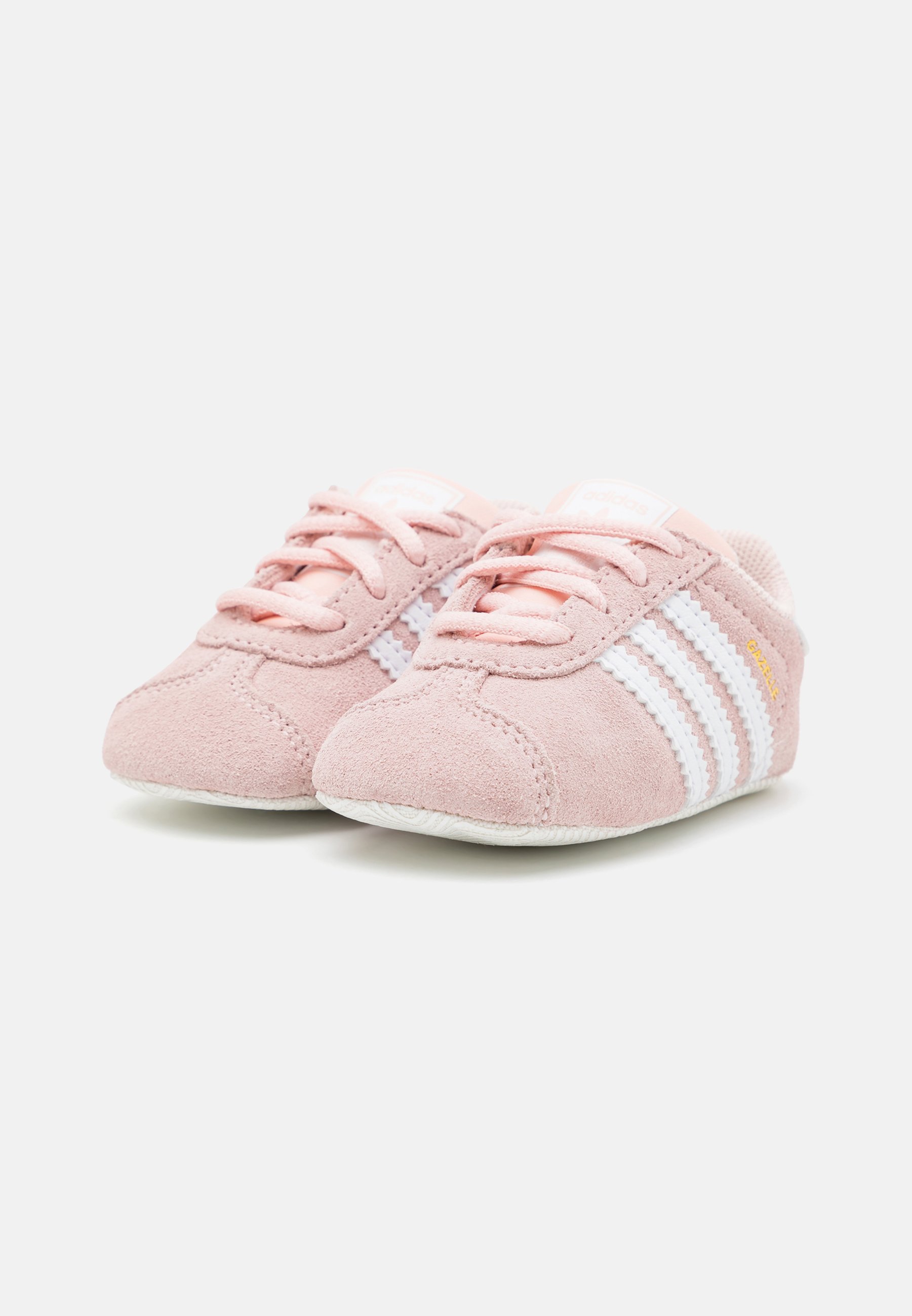adidas Originals GAZELLE CRIB - Premières chaussures - rose glacé/blanc