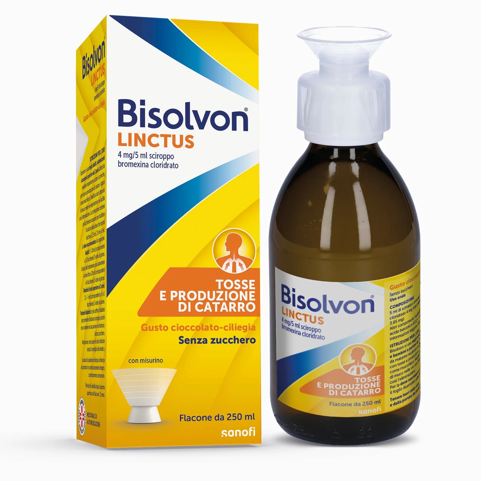 BISOLVON Jarabe Bisolvon Linctus 4 mg/5 ml 250 ml Mucolítico para la tos con mucosidad
