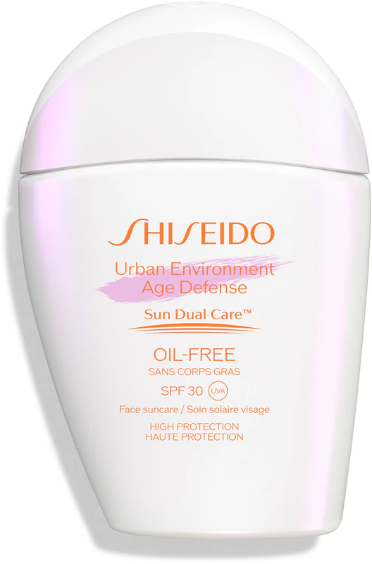 Protetor solar facial matificante Shiseido Sun Care Urban Environment Age Defense FPS 30