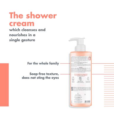 Avène Xeracalm NUTRITION dušo kremas be muilo labai sausai odai 500 ml
