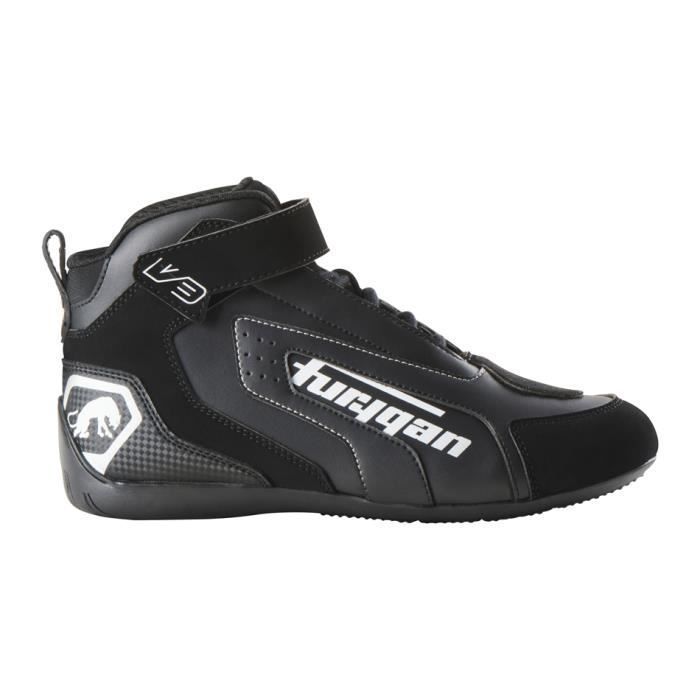 Botas de motociclismo Furygan V3 - preto/branco - tamanho 38