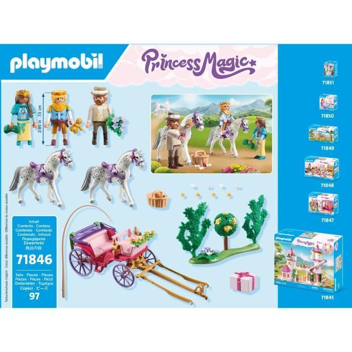 PLAYMOBIL 71846 Koets met prinselijk paar en koetsier