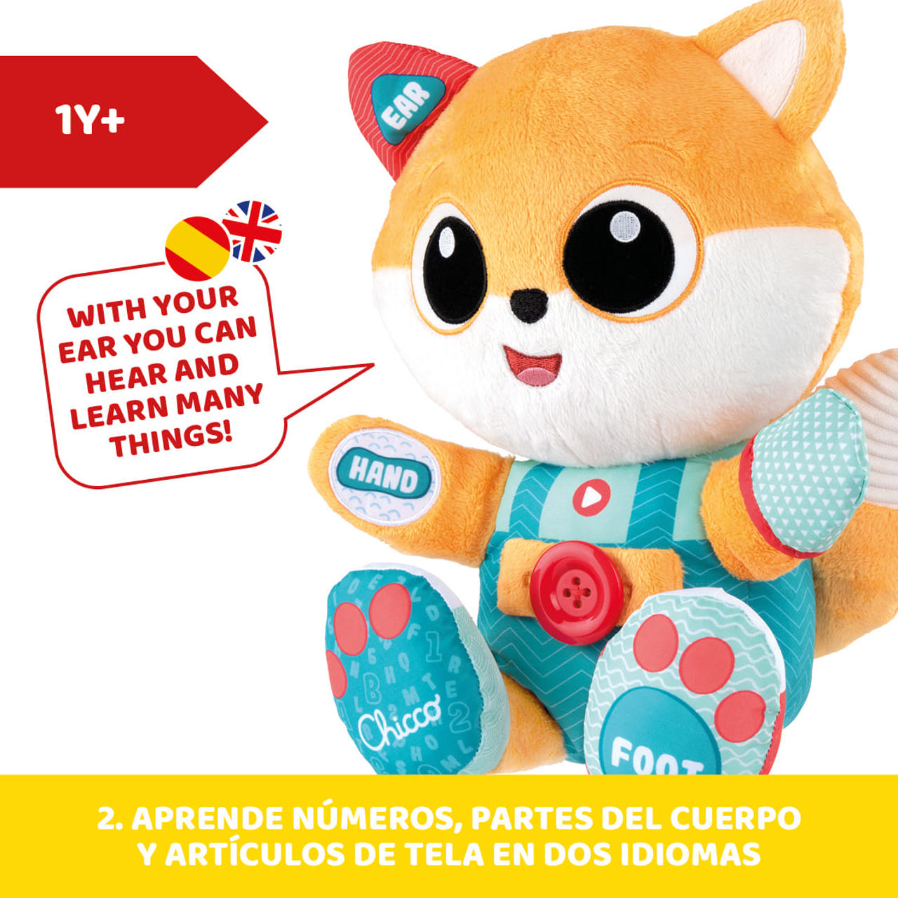 Foxy Plush Bilingv