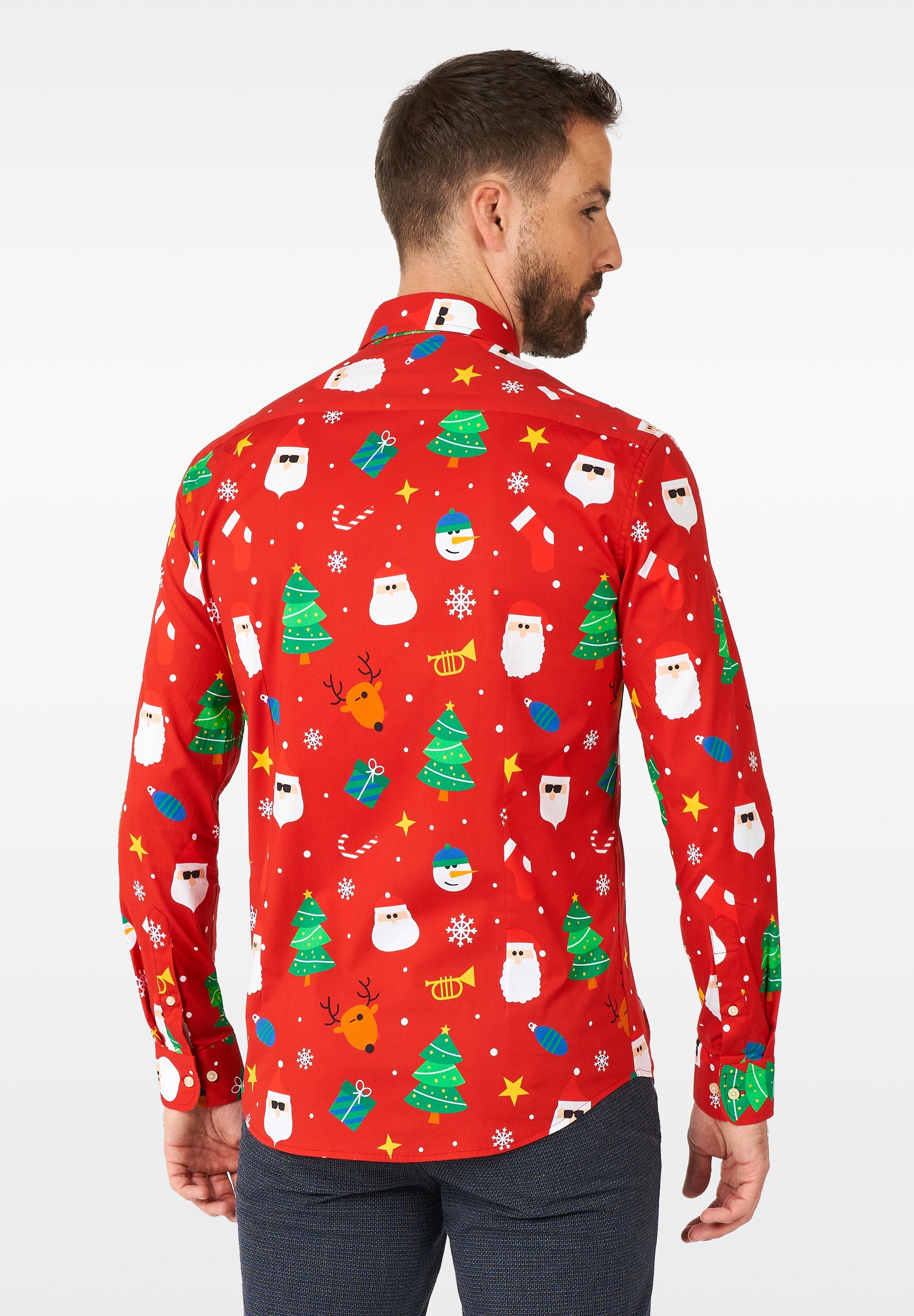 OppoSuits FESTIVITÀ - Camicia - rossa