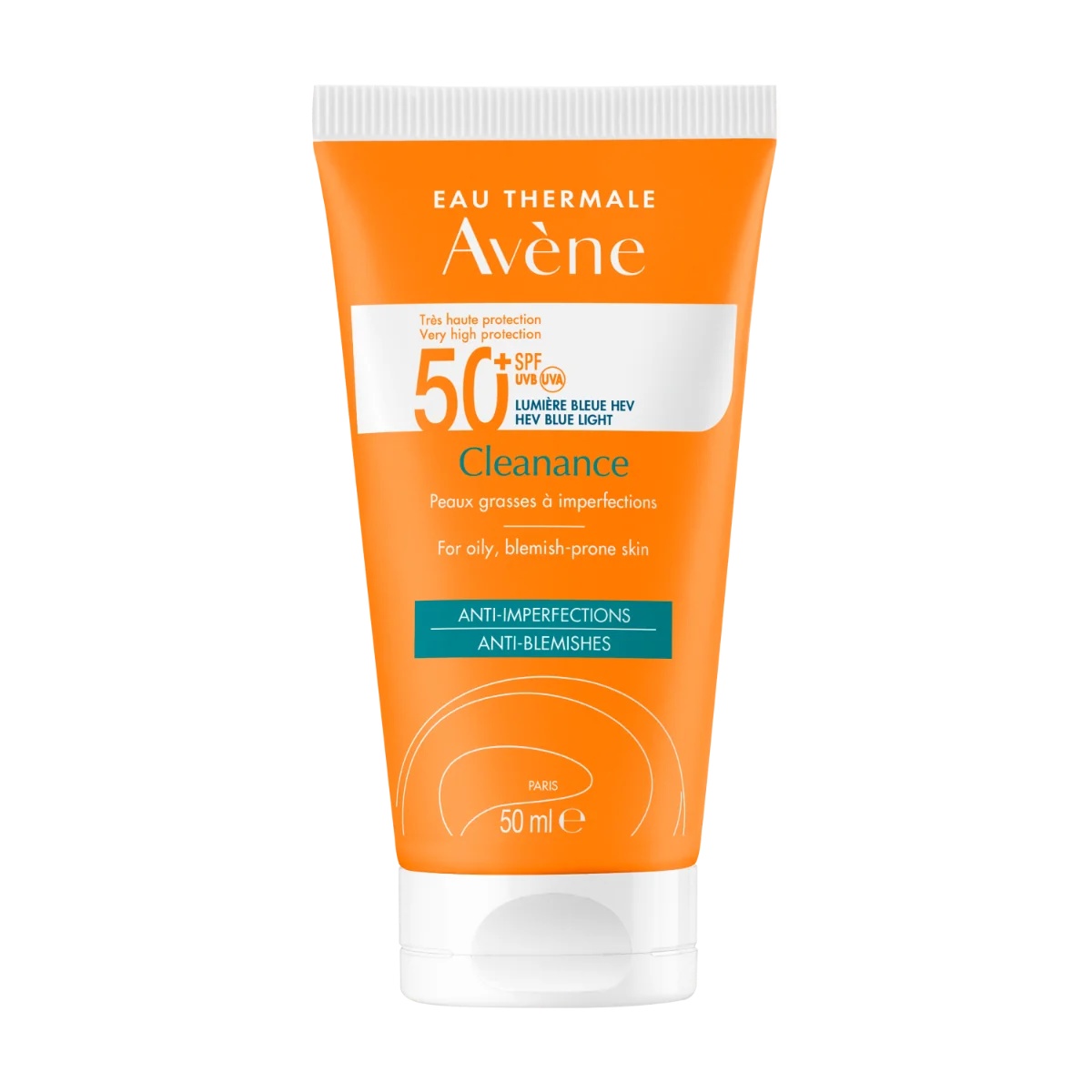 AVENE Avène Solaire Cleanance Solar SPF 50+ 50 ml Alta protección