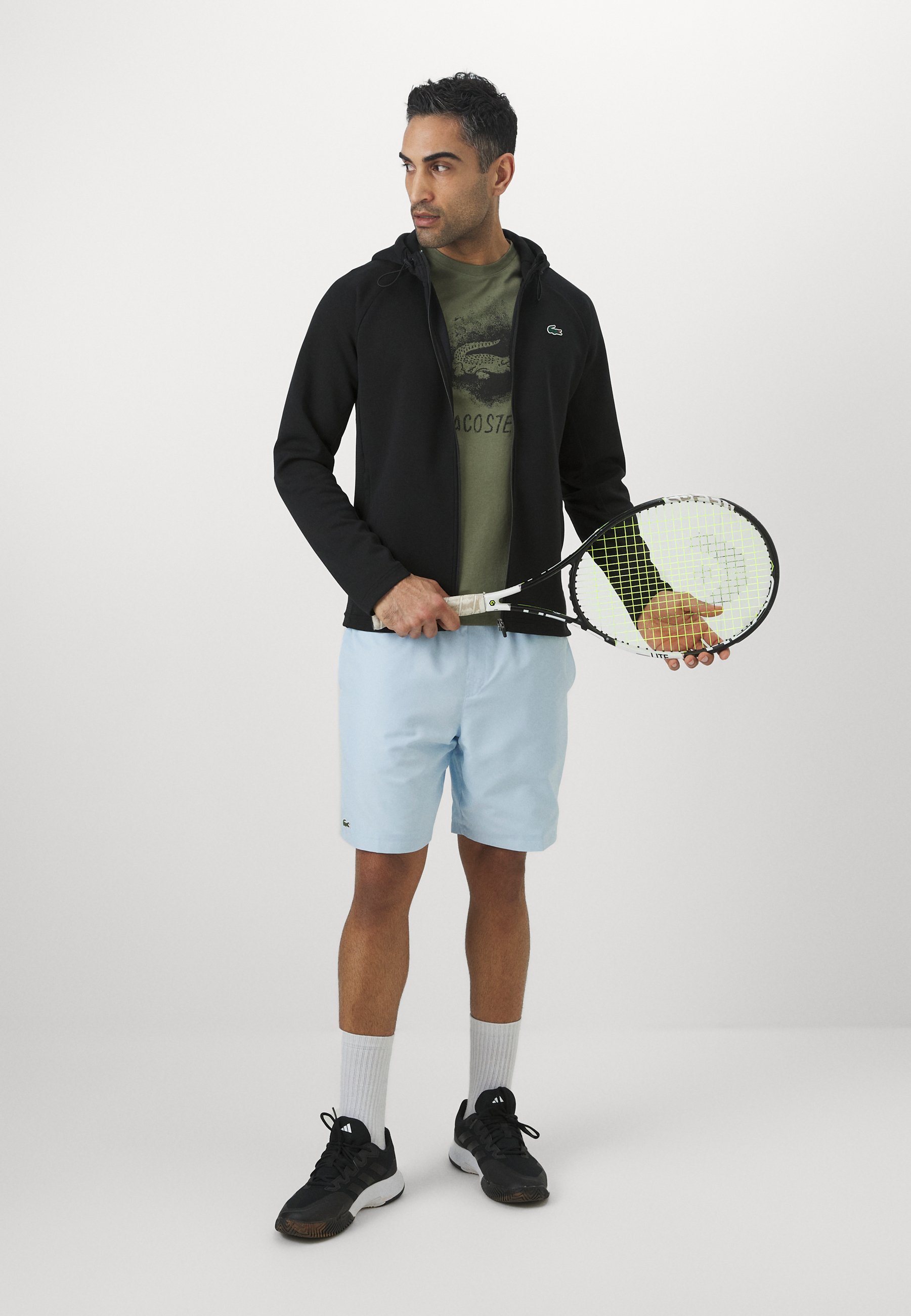 Giacca sportiva con cappuccio Lacoste Classic - Giacca da allenamento - nera