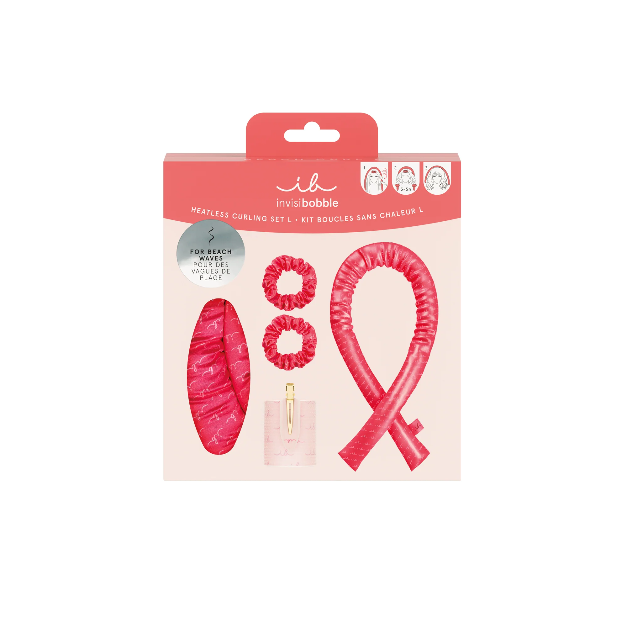 Accessori Gift Set Beach Curl L - Fermagli ed Elastici, Bigodini, Forcine e Mollette