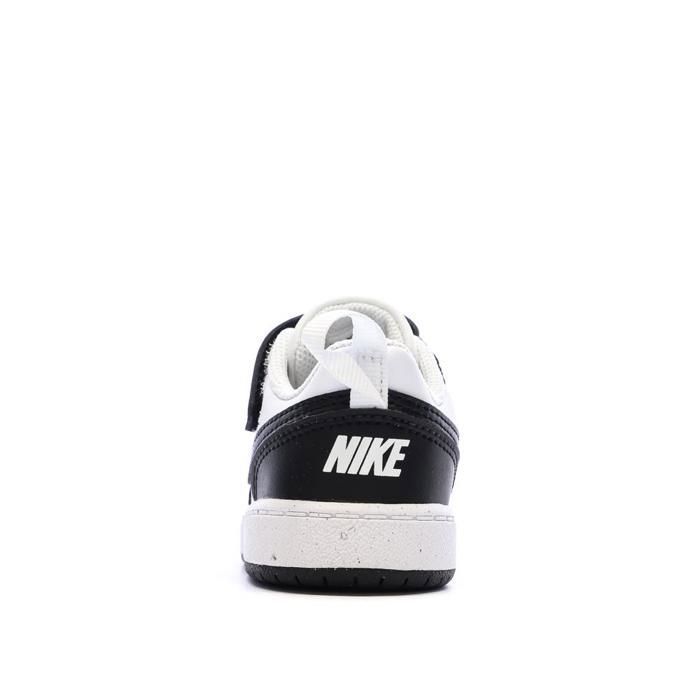 Baskets Noir/Blanc Enfant Nike Court Borough Low Recraf