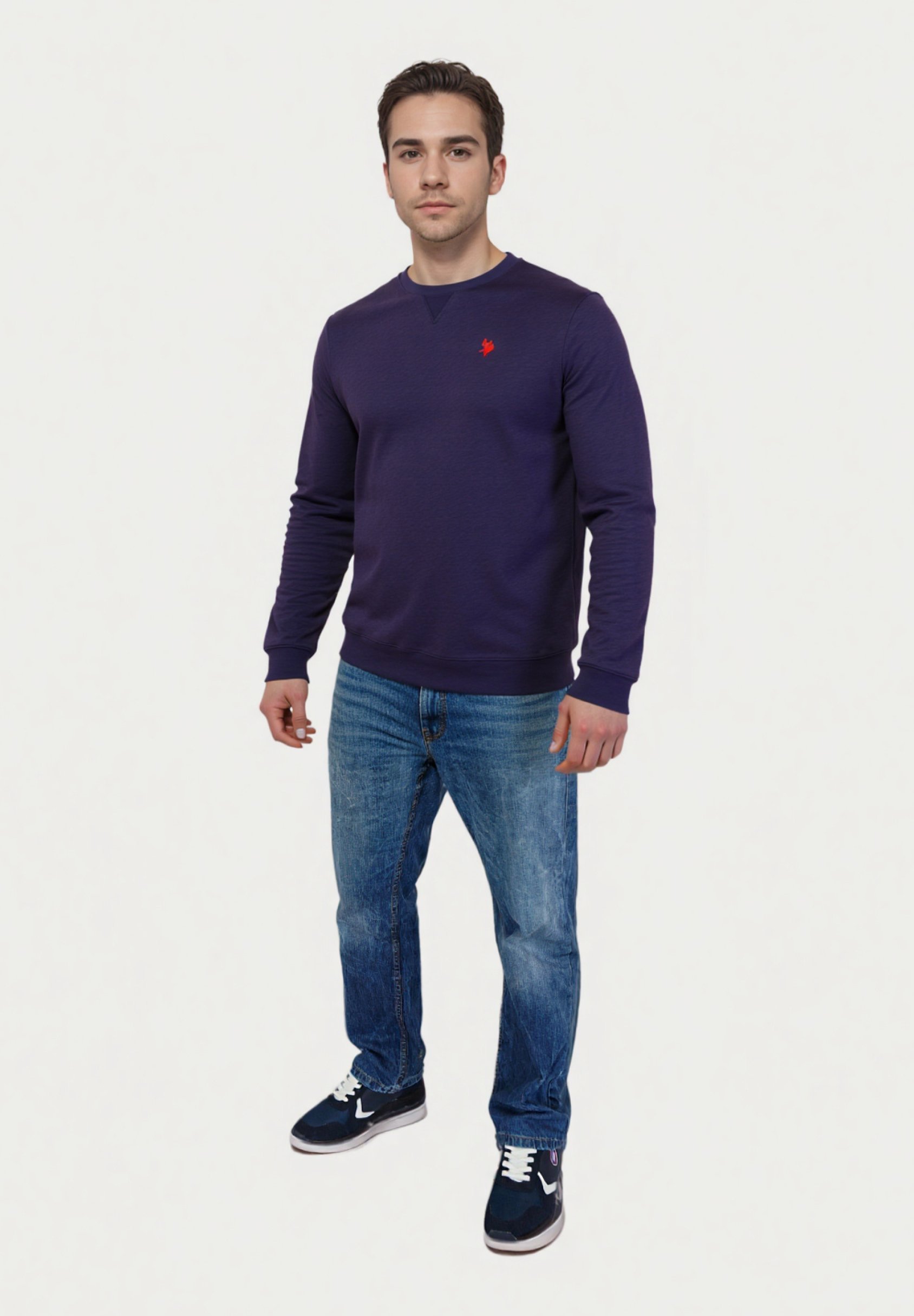 US Polo Assn. R NECK - Jumper - dunkelblau