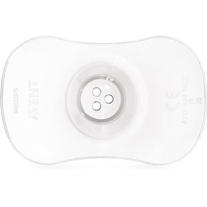 PHILIPS AVENT SCF153/01 Lot de 2 Bouts de seins - Petite taille 15 mm - Forme papillon