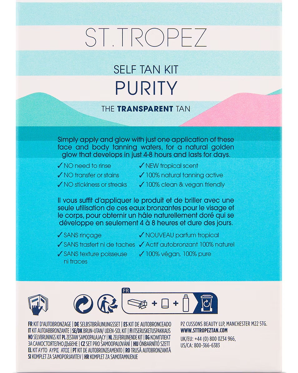 Set autobronzant ST. TROPEZ Purity pentru față și corp