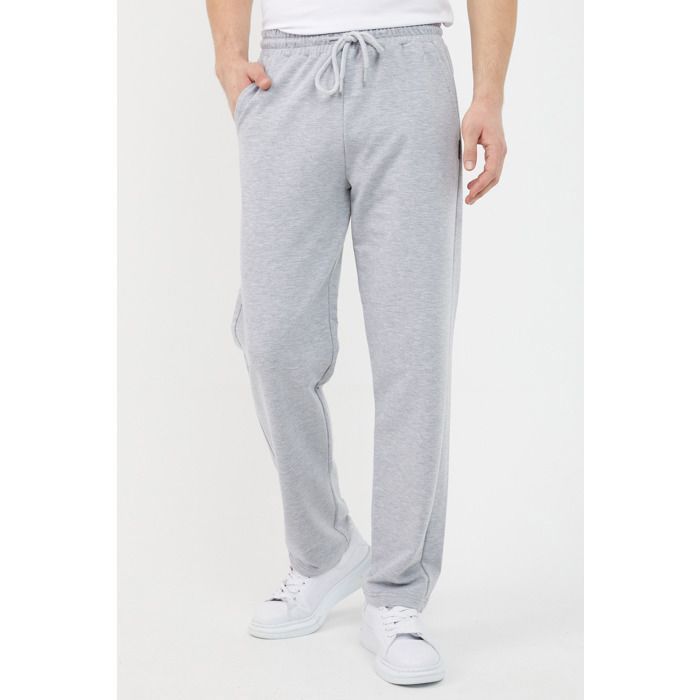 Pack de 4 pantalones deportivos cómodos para hombre para uso diario – Negro, gris oscuro, gris claro y azul – Corte recto, algodón transpirable – Tallas de la S a la 7XL – COMEOR