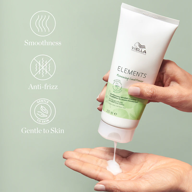 Regeneračný kondicionér Wella Professionals Elements Renewing pre lesklé a jemné vlasy