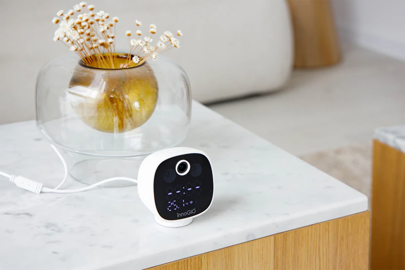 innoGIO GIO Relógio Inteligente de Segurança Câmera Inteligente Wi-Fi para Casa