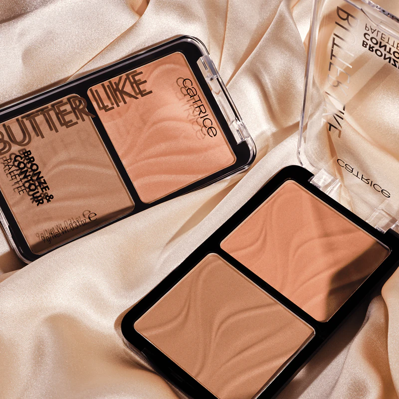 Paletka na kontúrovanie tváre Catrice Butter Like Bronze & Contour s bronzerom