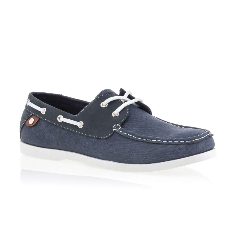 Mocasines/zapatos náuticos azules para hombre