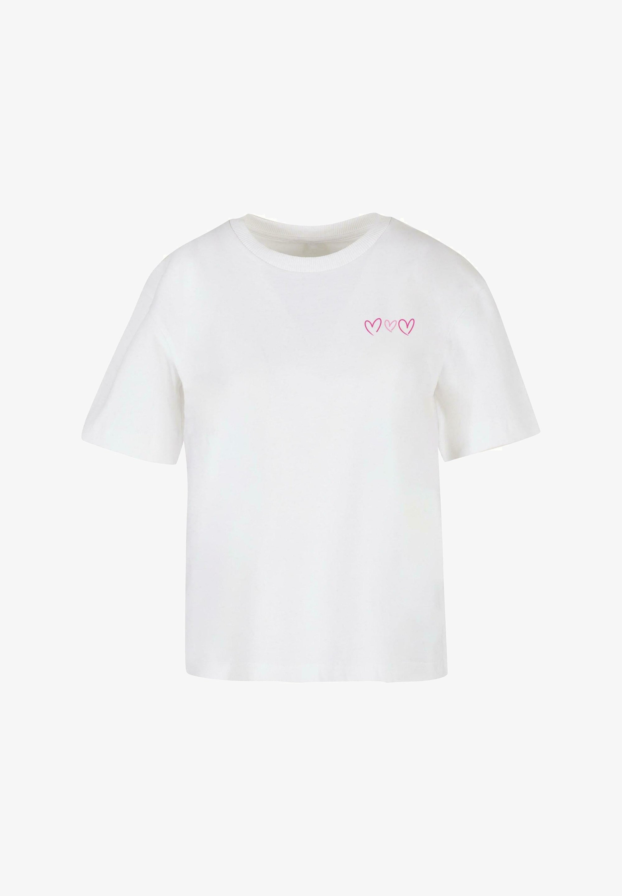 T-shirt imprimé Mister Tee « Faites toujours confiance à votre cœur » - blanc
