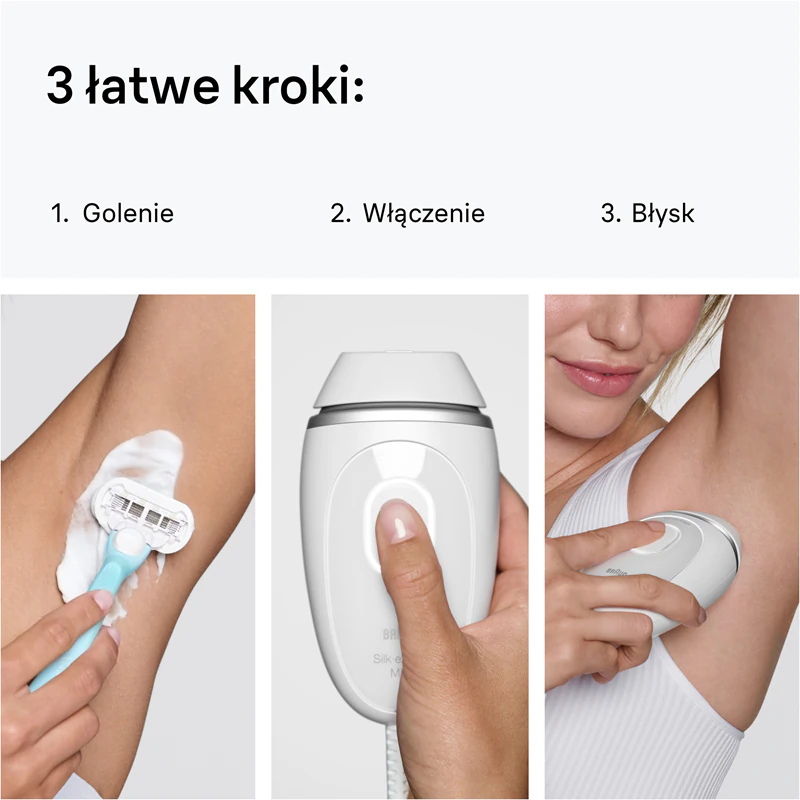 Depilador Braun IPL Silk·expert Mini PL1115 IPL para corpo, rosto, virilha e axilas.
