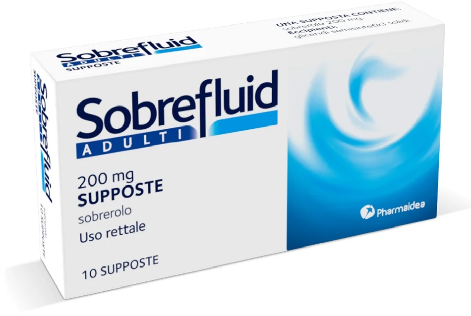 SOBREPI® Flüssige Zäpfchen für Erwachsene, 10 Zäpfchen à 200 mg, Hustenmittel