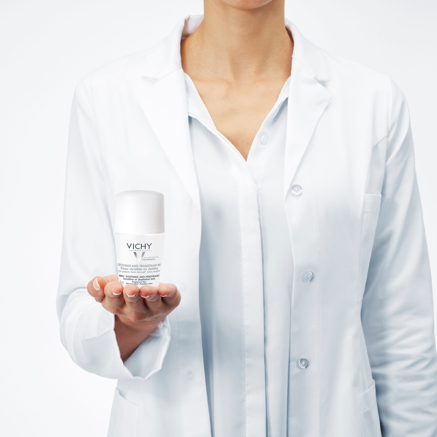 Vichy Déodorant anti-transpirant 48h - roll-on - Peau sensible