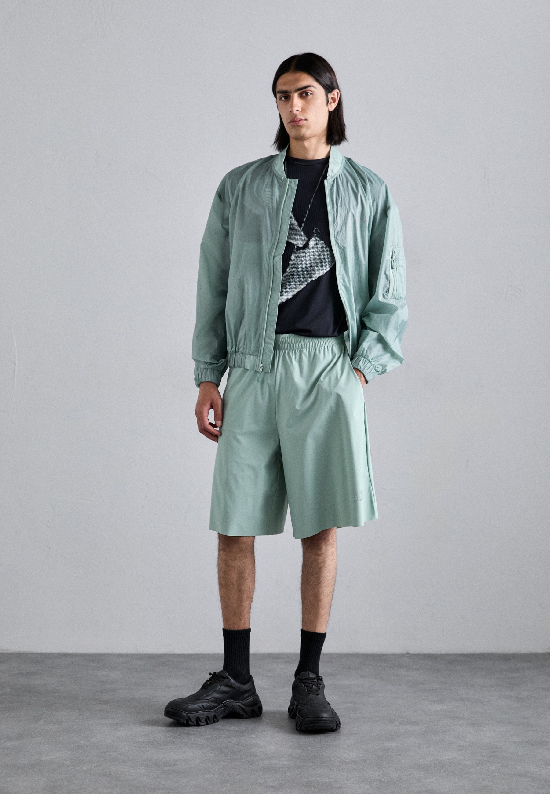 MM6 Maison Margiela MM6 MAISON MARGIELA X SALOMON - Top a maniche lunghe - nero intenso